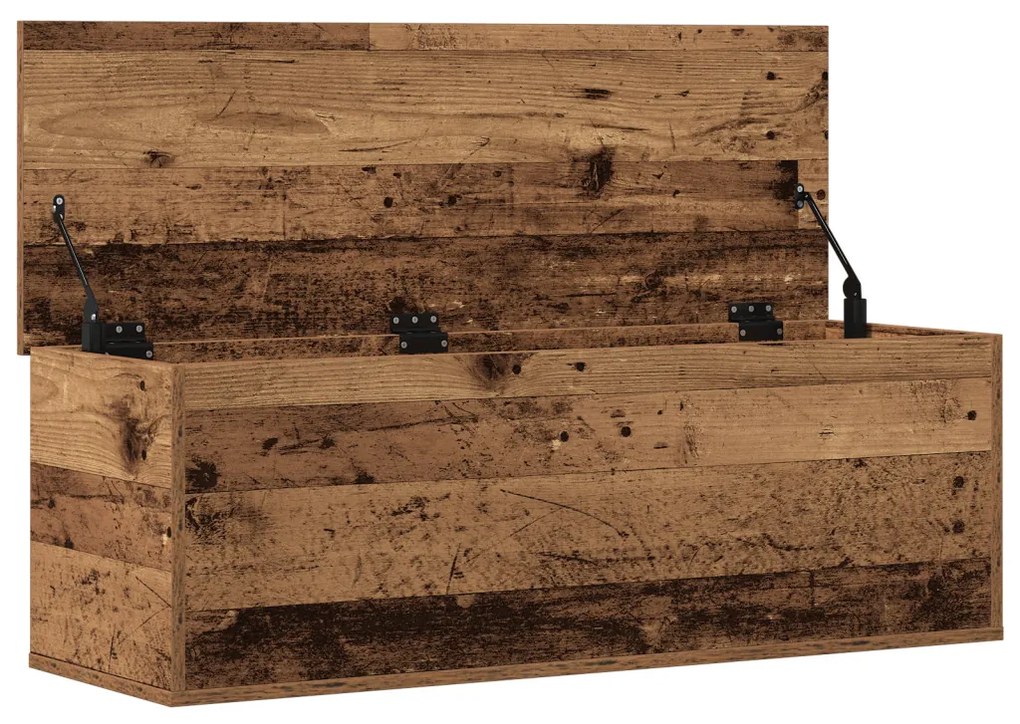 Tárolódoboz Régi Fa 102x35x35 cm Műgyanta Fa