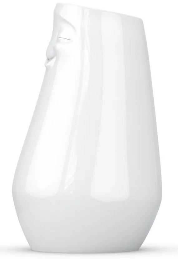 Fehér 'elégedett' porcelánváza - 58products