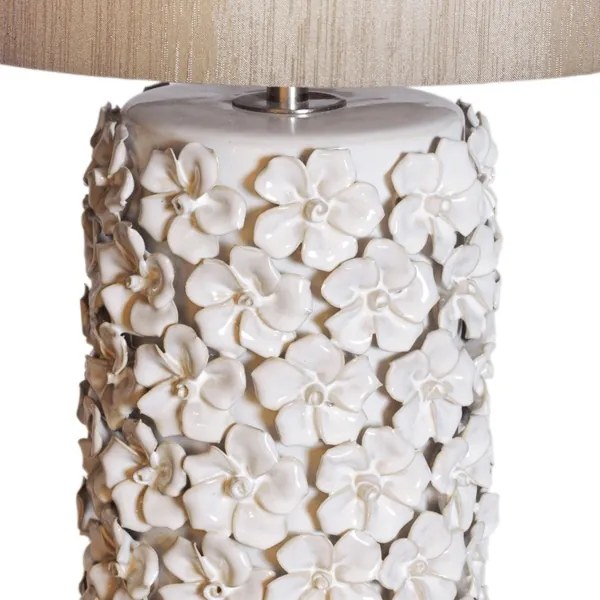 ByRydens 4002710-5504 - Asztali lámpa FIORE 1xE27/5W/230V krémes