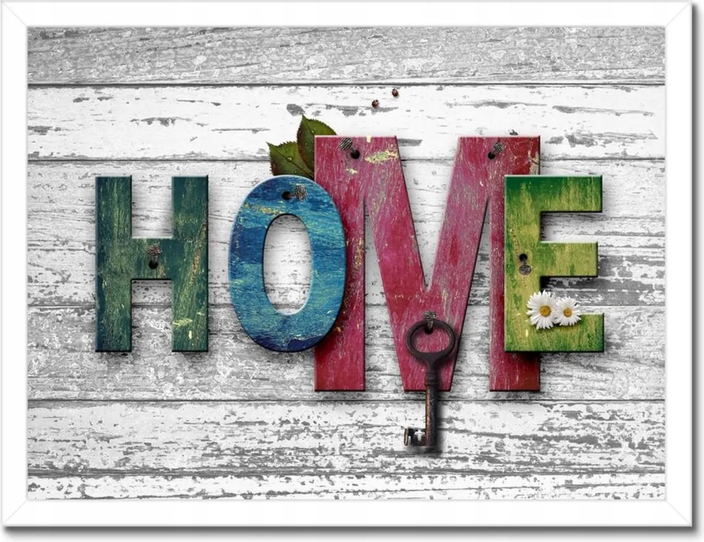 Poszterek keretben 40x30 Home A mi szeretett otthonunk