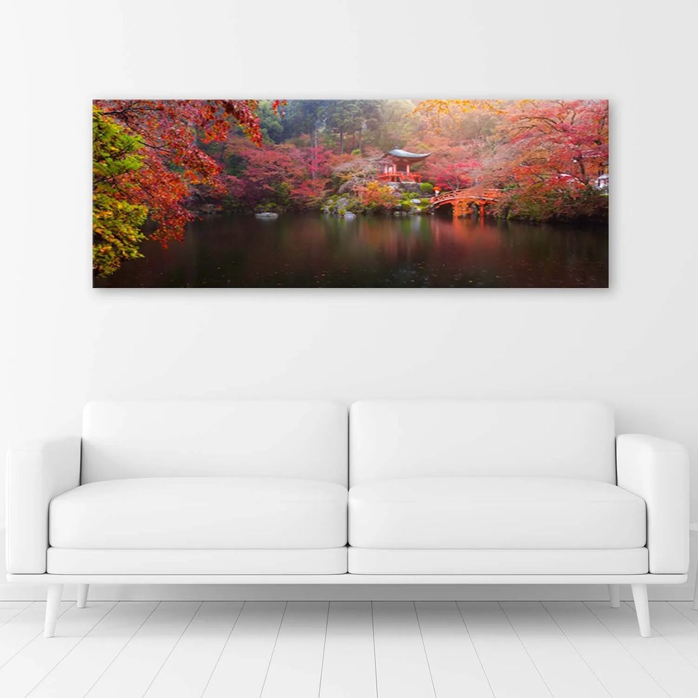 Gario Vászonkép Japán az őszi színekben Méret: 150 x 50 cm