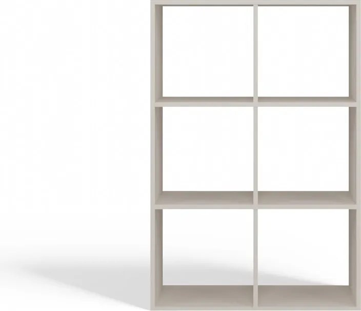 Malax 2x3 polc, 110x75x30 cm, kasmír