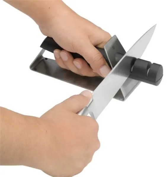 WMF - GOURMET késélező, 42,5 cm, fekete/rozsdamentes acél