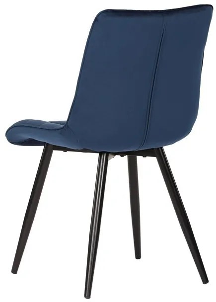 Kék Bársony Étkezőszék. CT-384 BLUE4