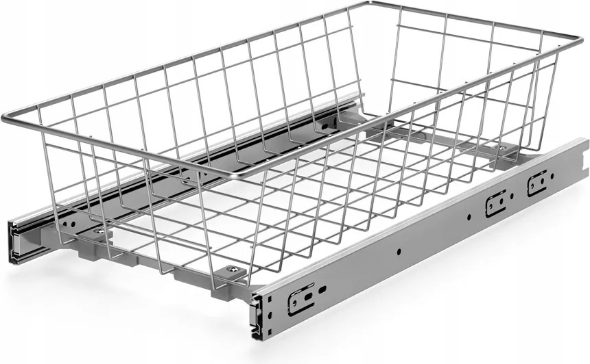 Szennyestartó Kosár Fiók Novum 50 W-2406-500D.P22 Ezüst H-22CM