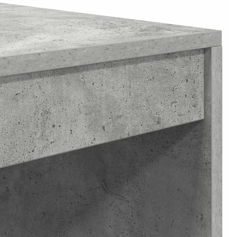 Asztal Beton szürke 90 x 50 x 76 cm Faanyag