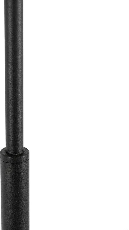 Modern állólámpa fekete arannyal kerek - VT