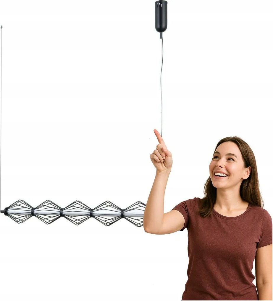 Led függőlámpa 25W Sevil PND-34403-5-BK Italux