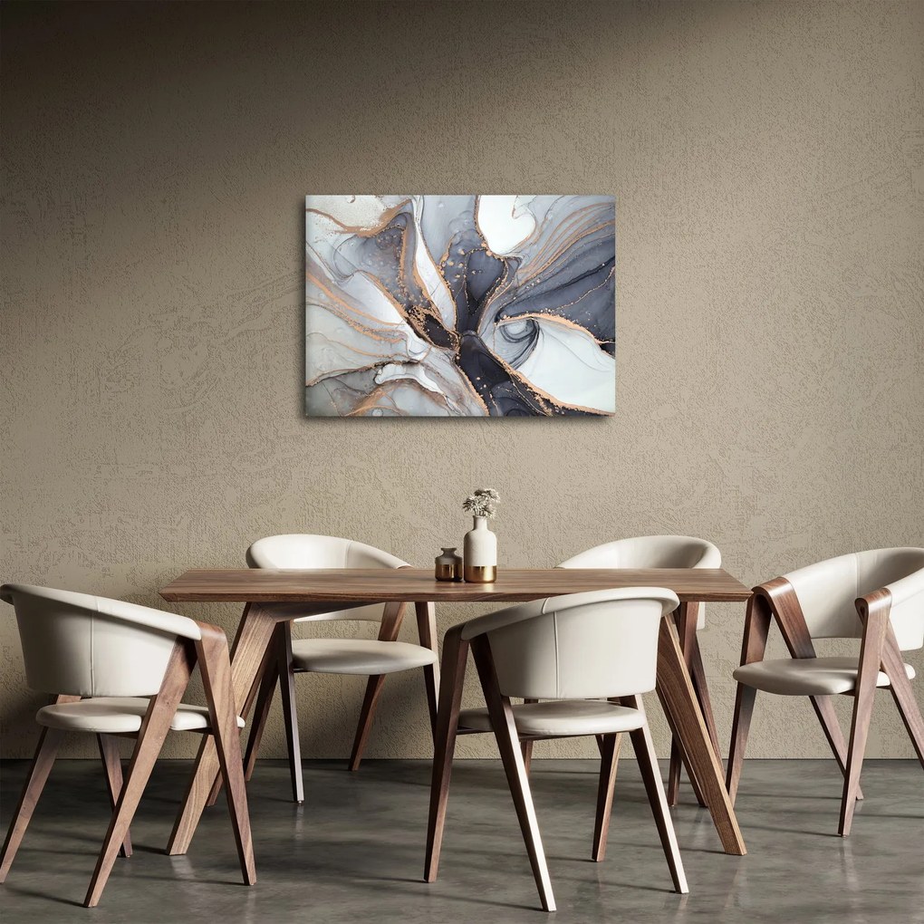 Kép - Szürke márvány (70x50 cm)
