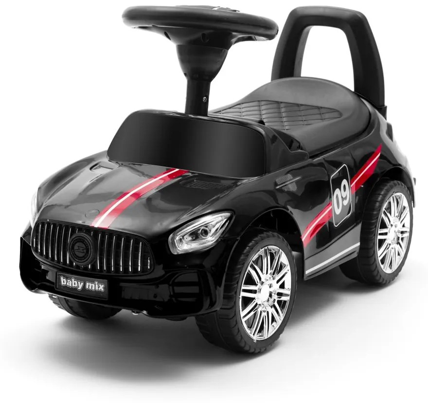 Zenélő bébitaxi Baby Mix RACER fekete