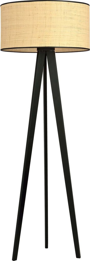 Emibig modern skandináv állólámpa aston barna fekete emi1149/lp1