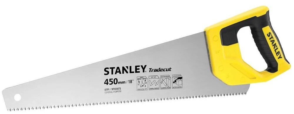 Rókafarkú Fürész 450Mm 8Tpi - Stanley Stht20354-1