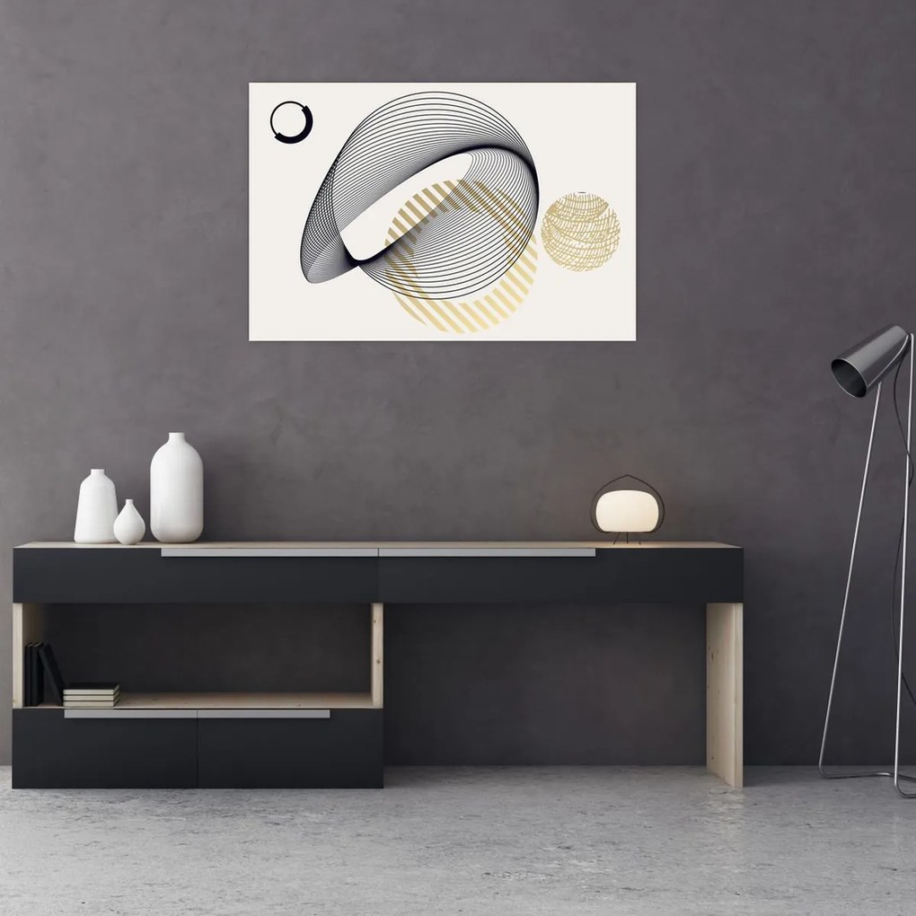 Kép - Geometriai formák N⁰3 (90x60 cm)