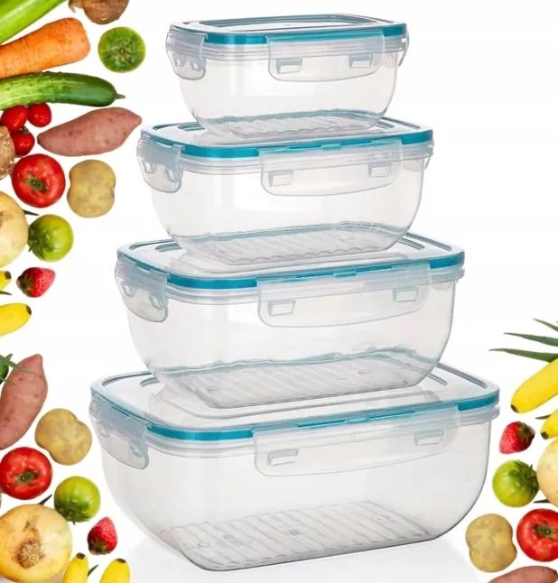 Komplett Műanyag Ételtároló Dobozok Ételtároló hűtőszekrény