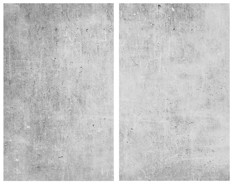 Edzett üveg tűzhely fedőlap szett 2 db-os 52x30 cm Concrete – Allstar