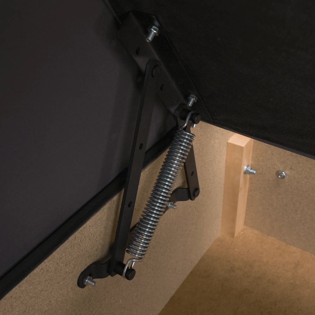 Heverő tárolóhellyel, szürke, AURIA UNI