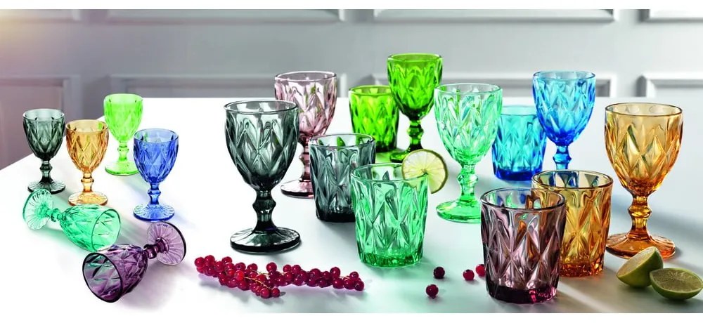 Diamante 6 db-os pohárszett, 270 ml - Brandani