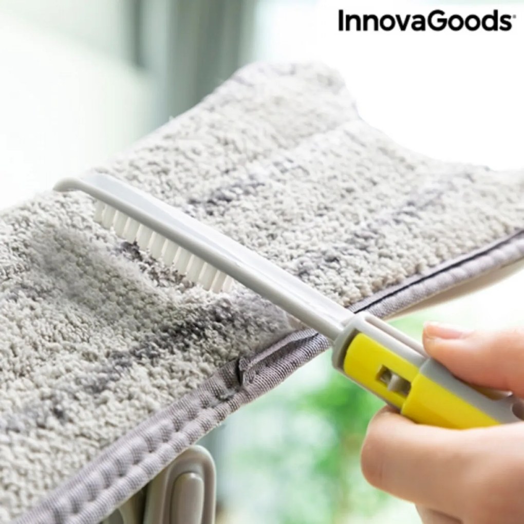 Twop InnovaGoods Szálas szivacsos felmosórongy X típusú csavarással, 360° forgással, 142 cm