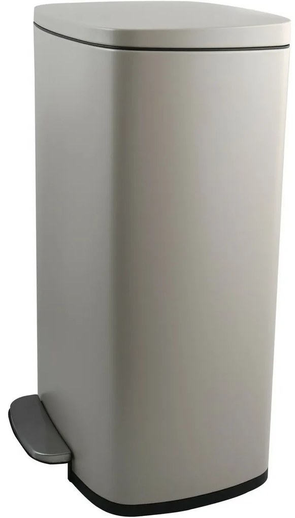 Spirella Soft-close Akira pedálos hulladékgyűjtő  50 l, matt szürkésbarna, 50 l