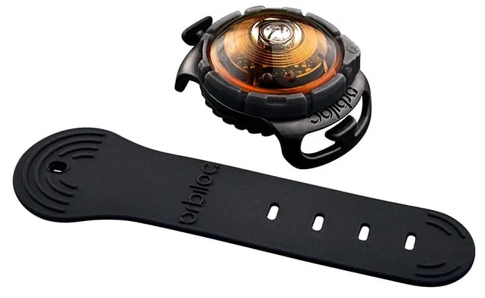 LED fény nyakörvre Amber - Orbiloc