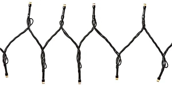 Nedis WIFILX01W400-LED Karácsonyi lánc 400xLED/8 funkció 25m IP65 Wi-Fi Tuya meleg