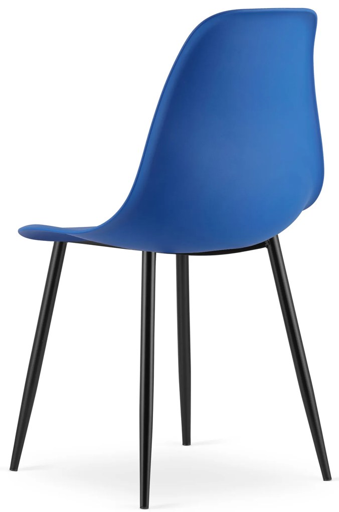 AKCIÓ Kék OSAKA szék fekete lábakkal II. osztály