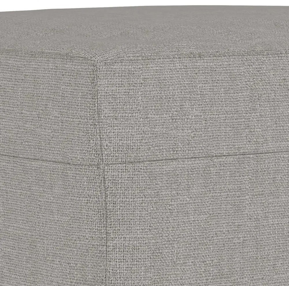 vidaXL világosszürke szövet pad 100 x 35 x 41 cm