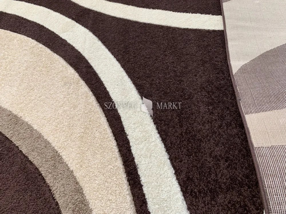 Comfort 4791 barna modern szőnyeg 80 cm-es szett
