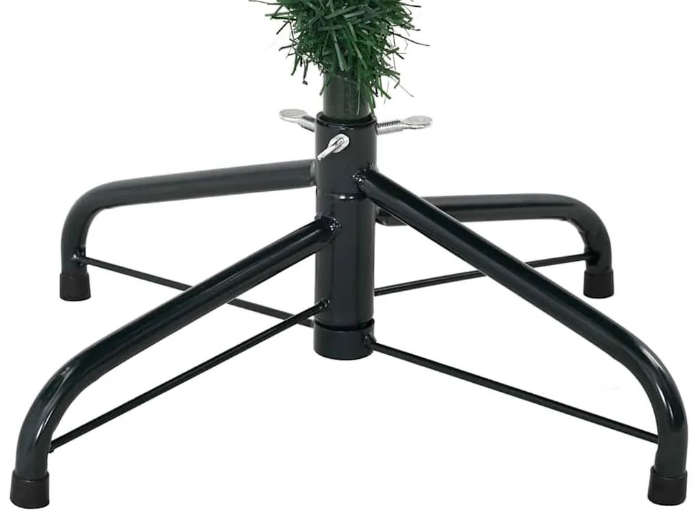 Mű karácsonyfa 150 LED-del állvánnyal Zöld 120 cm PE és PVC