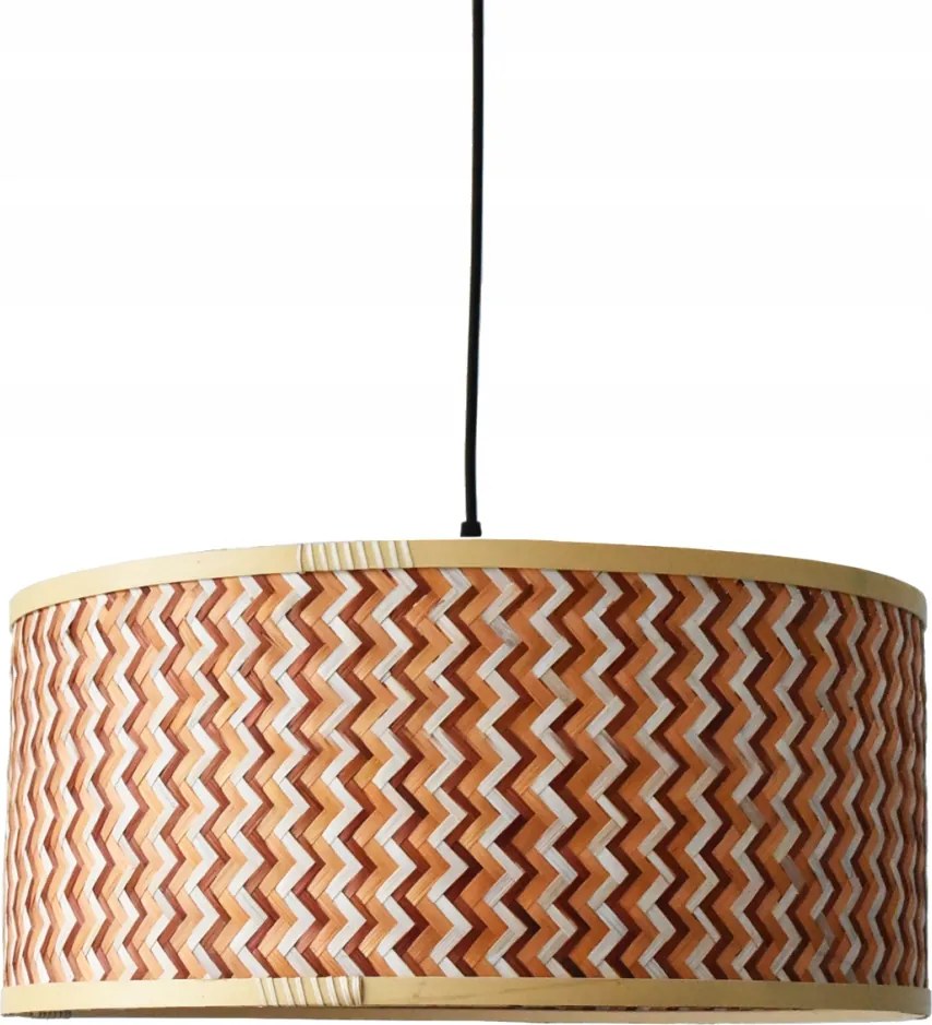 Boho függőlámpa fonott lámpaernyővel, szokatlan Phil bambusz