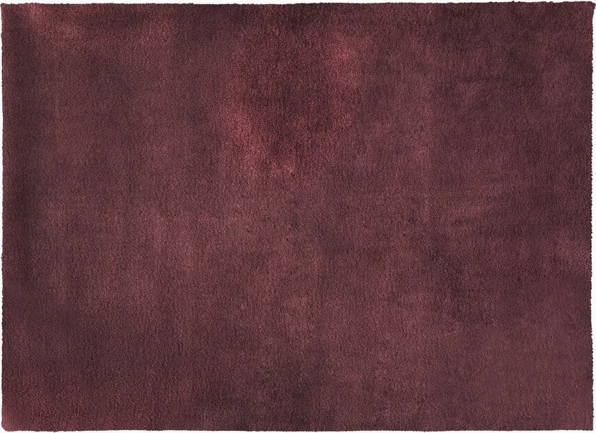 Fürdőszobaszőnyeg Marcelo 60x90 Eurofirany bordó, szőrme szerkezetű