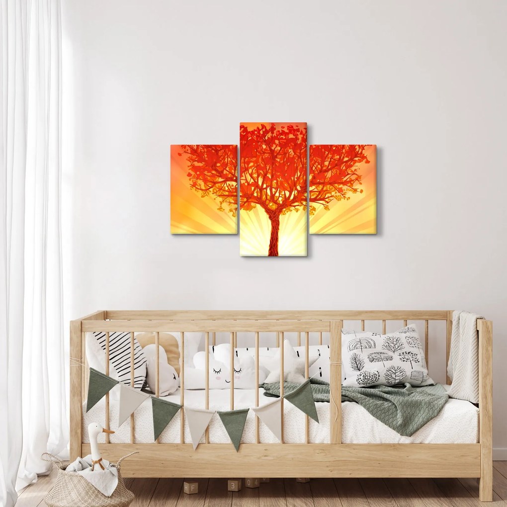 Kép - Fa a nap ragyogásában (90x60 cm)