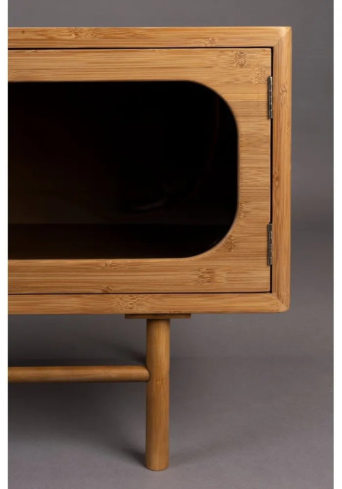 Natúr színű bambusz TV-állvány 150x55x40 cm Caroun – Dutchbone