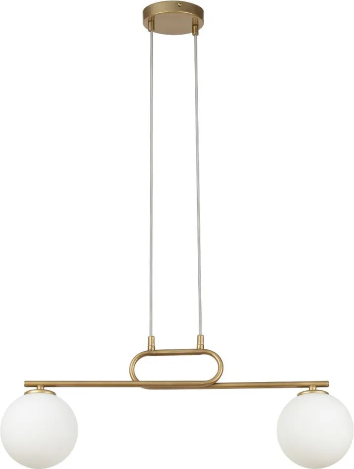 SIGMA LIGHTING 33632 TES Többágú Függesztett Lámpa Fehér, Arany G9 IP20