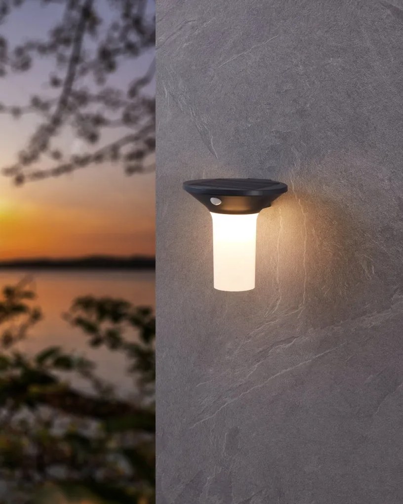 Eglo Corbezzola 900243 napelemes, mozgásérzékelős kültéri falilámpa, 6x0,03W LED, 400 lm, IP44