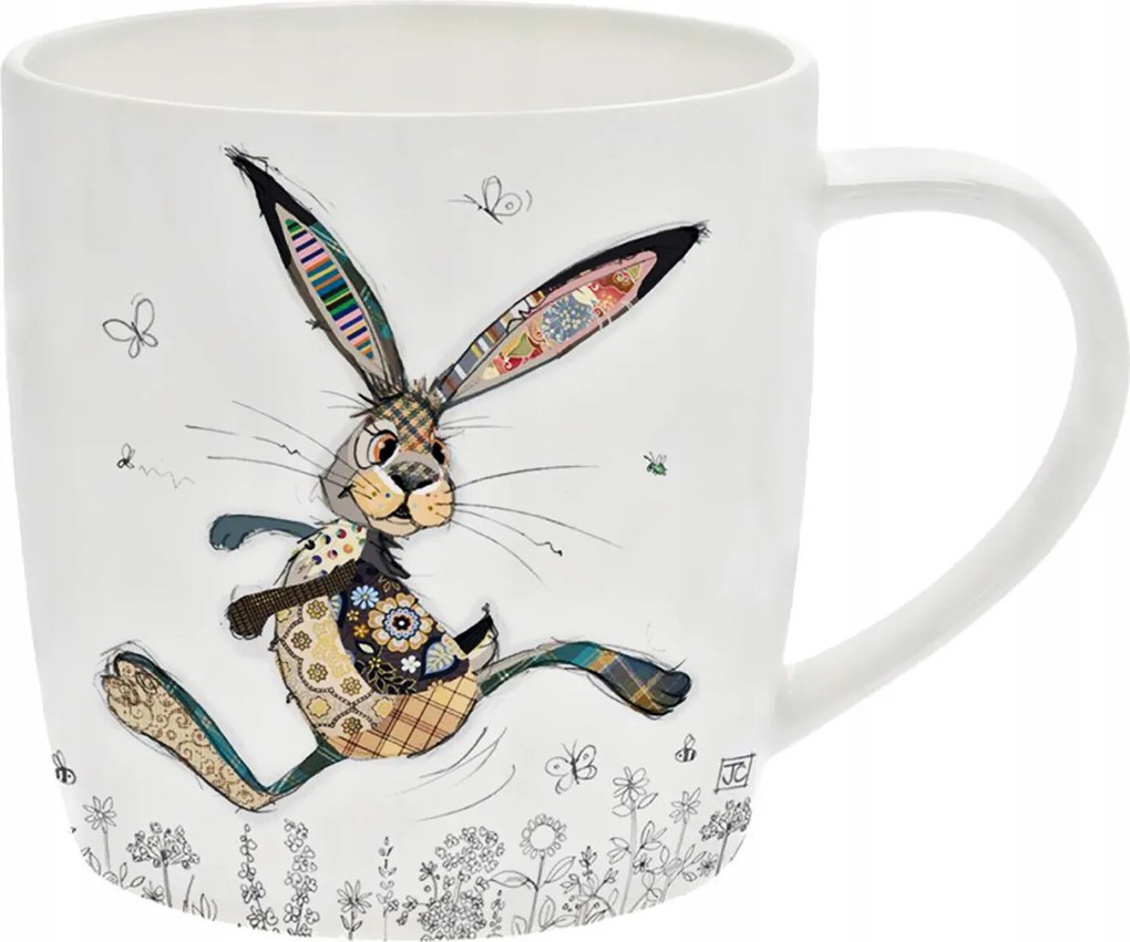 Porcelán Bögre Bug Art Művészi Nyúl Hesper