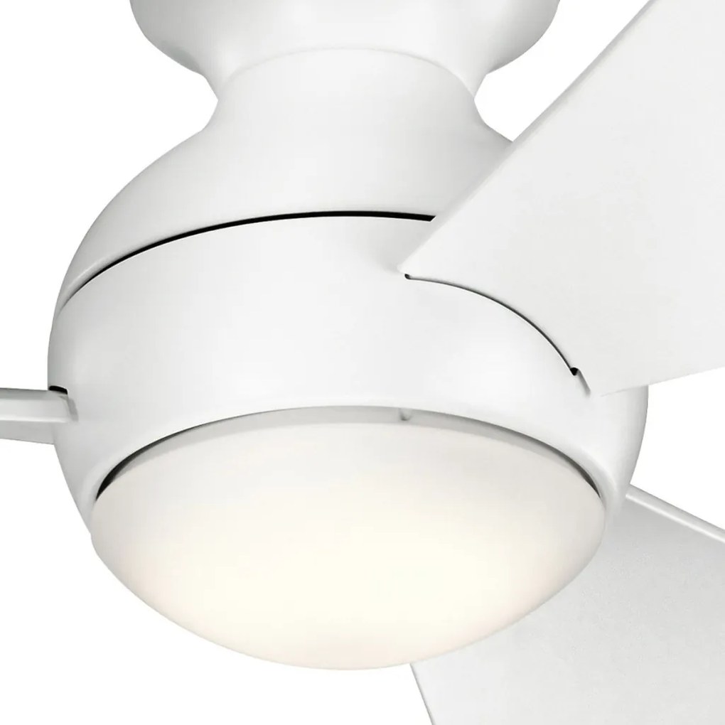 KICHLER KLF-SOLA-34-WHT SOLA Ventilátoros lámpa Matt Fehér LED IP23
