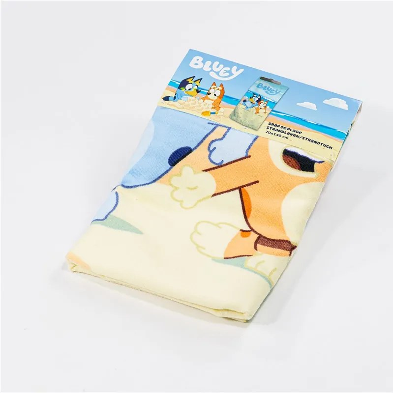 Bluey Sunny Beach fürdőlepedő, strand törölköző 70x140cm (Fast Dry)
