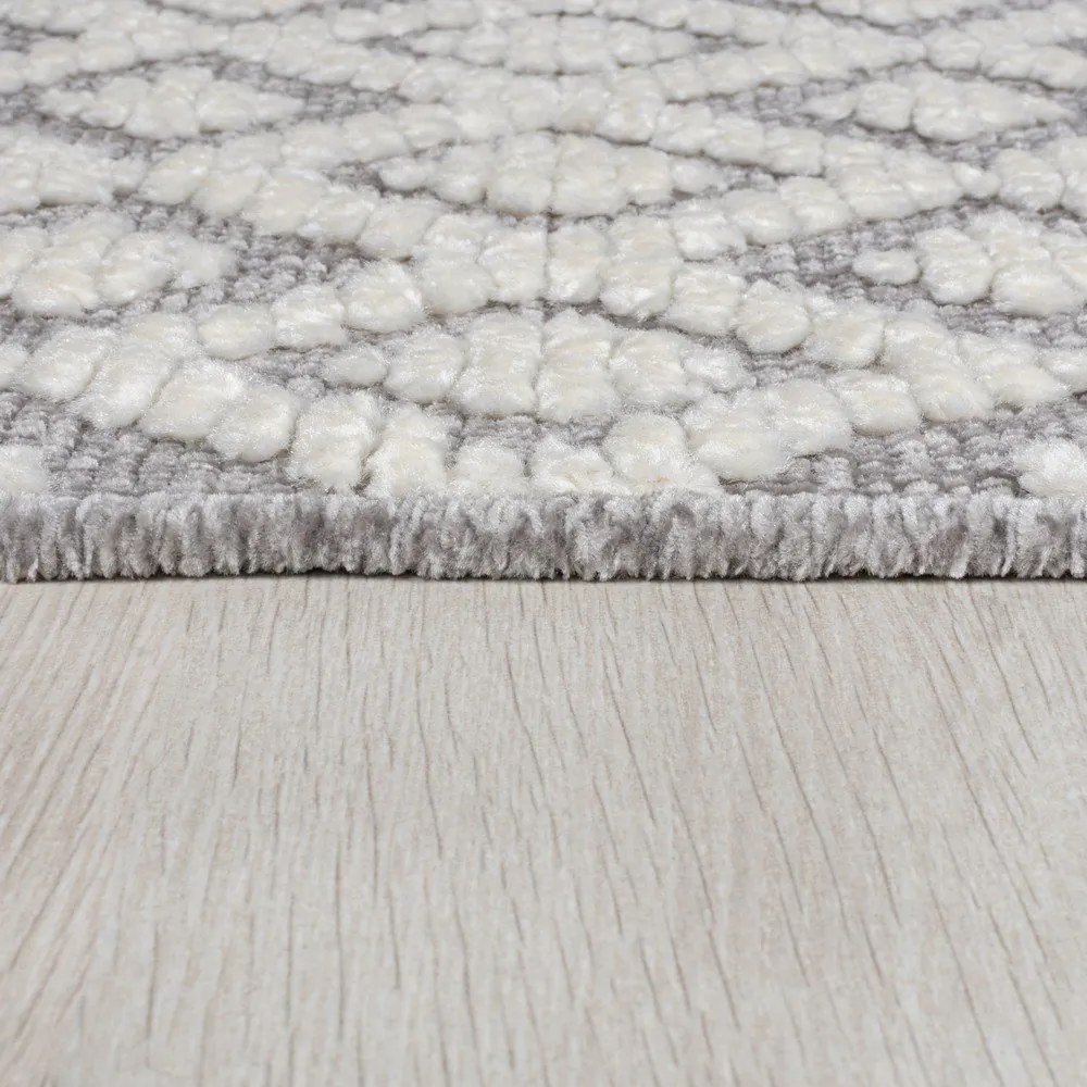Szürke mosható zsenília szőnyeg 80x160 cm Jhansi – Flair Rugs