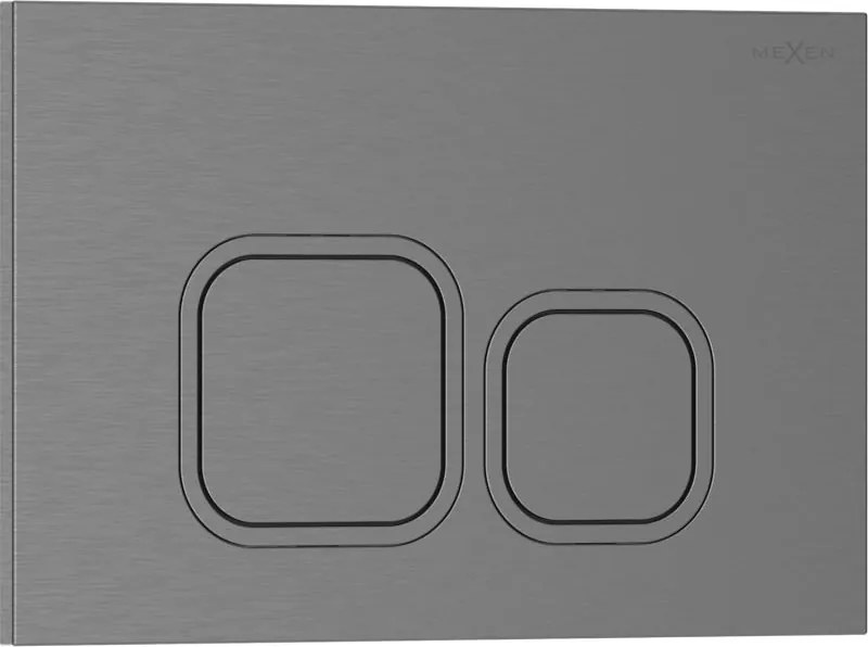 Mexen Tex 03 öblítő gomb, gun gray kefe - 6103-12
