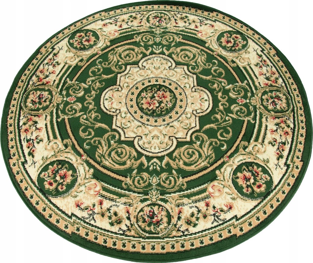 Szőnyeg Kerék Bcf 160x160 Klasszikus Divatos Tömör Török Szőnyeg 28g