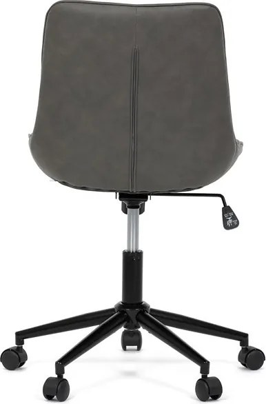 Pracovní židle, výškově nastavitelná, šedá látka, KA-V3120 GREY3