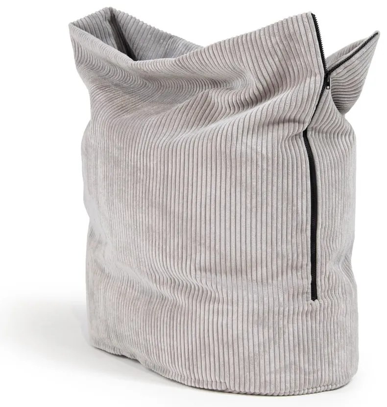 Barna kordbársony gyerek babzsákfotel Cocoon 80 – SLOWDOWN