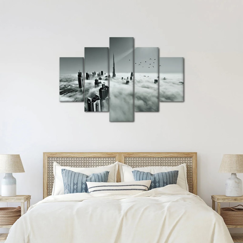 Kép - Felhőkarcolók Dubaiban (150x105 cm)