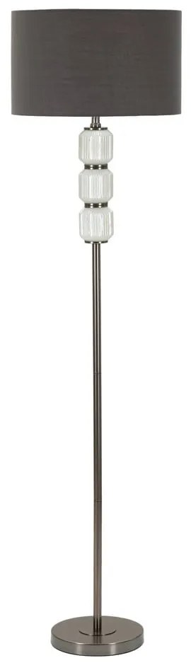 Szürke állólámpa textil búrával (magasság 163 cm) Bright – Mauro Ferretti