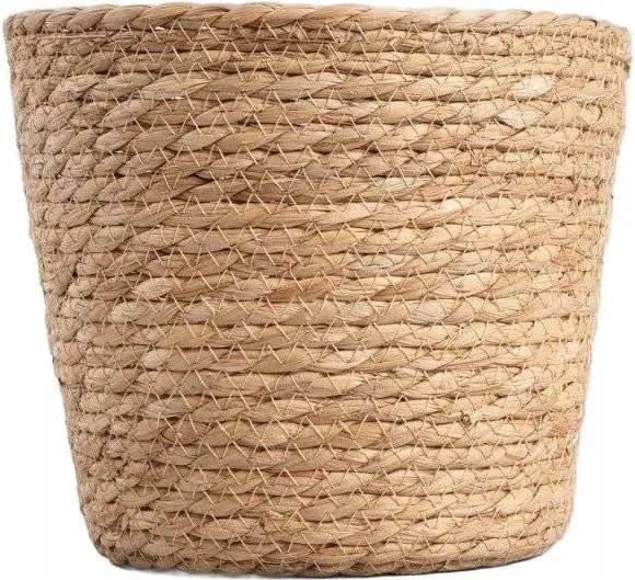 Lumbo fonott virágtartó natúr 23x19 cm Homla