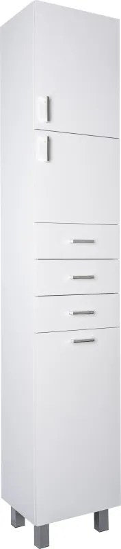 Viva STYLE fürdőszobai ÁLLÓSZEKRÉNY 192 magas szennyestartós - JOBBOS - 35 x 28 x 192 cm