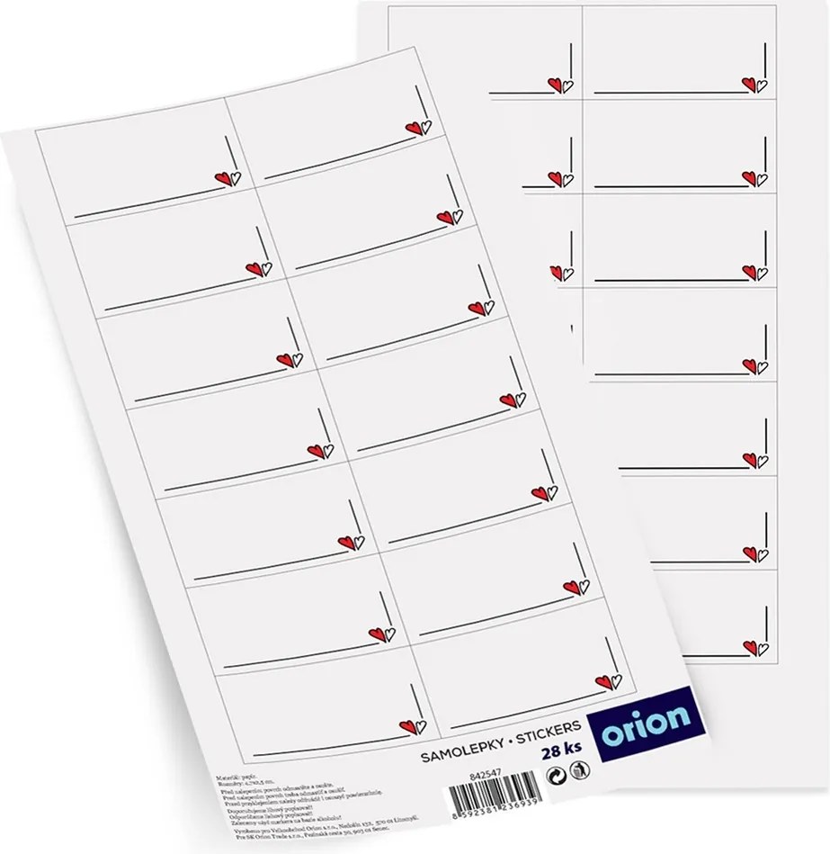 Öntapadós Címkék Befőttes Üvegekhez Szív Fűszer Matrica 28 Db