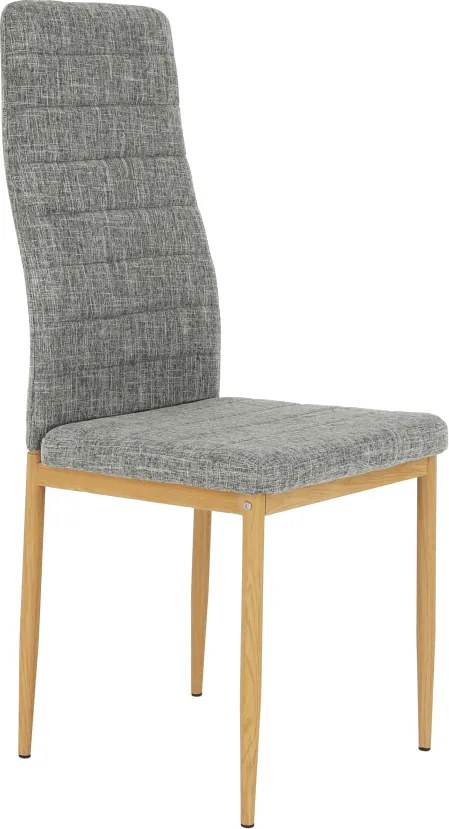 Szék, világosszürke anyag/bükk, COLETA NOVA