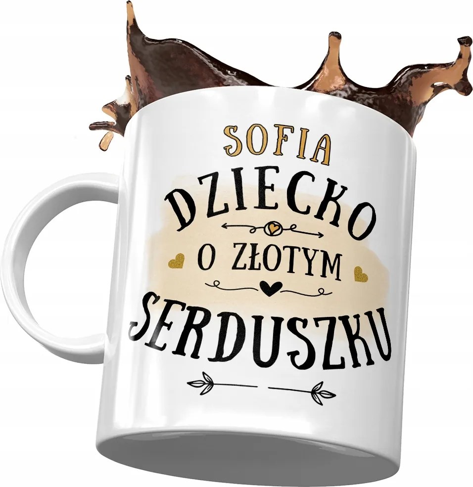 Szófia Születésnapi Bögre Névnapi Ajándék Nyomtatott Fotóval